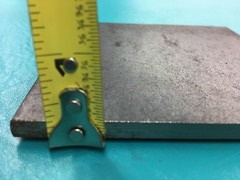 6 Diamond Dowel Steel Plate Blank 4 1/2 x 4 1/2 x 1/4 Metal Square 4.5 4.5 .25