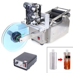 Professional Bottle Labeling & Coding Machine Desktop Semi-auto Bottle Labeller