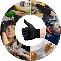 Level 3 Nitrile Gloves Professional Heavy Duty Disposable Gloves Latex Free