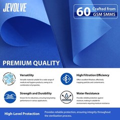 Sterilization Wrap Sheet Autoclave SMMS Non-Woven 60G 12×12″ 15×15″ 20×20″ 24×24
