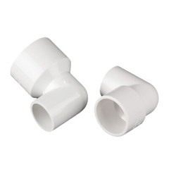 PVC Reducing 90° Elbow Pipe Fitting Joint Water Pipe Socket Coupling 20mm~110mm