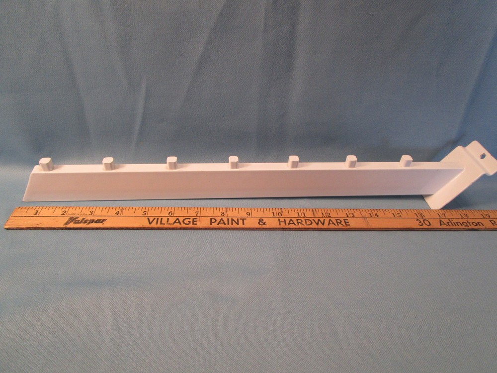 Slated Wall TIERED CLOTHES HANGER DISPLAY commercial rack hook