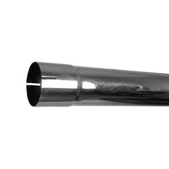 Exhaust Pipe Replacement for UNIVERSAL 5″ x 96″, Curved Chrome