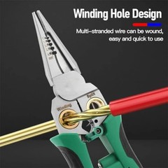 8 in 1 Multifunction Electric Wire Stripper Ellectrician Pliers + Voltage Tester