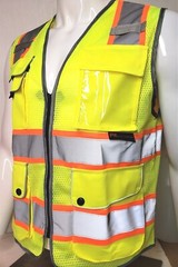 Hi Visibility Reflective Yellow Safety Vest (Small to 2XL)