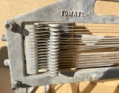 Vintage Redco Tomato Pro Slicer 3/16 inch Cut w/ Straight Blades Table Mount