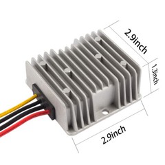 Power Converter Regulator DC12V(10V~16V) Step-Up to DC19V 8A 152W Waterproof