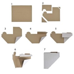 Golden State Art, 48 Pack Adjustable Cardboard Corner Protectors, Fits 1″, 1….