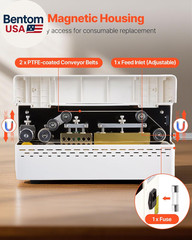 Continuous Sealing Machine, 0.32-0.47 in Seal Width, Automatic Continuous Band S