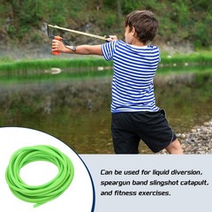 13 Ft(4M) Latex Rubber Tubing, 1/8″(3mm)ID 1/4″(6mm)OD, Green