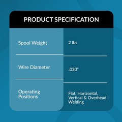 PGN Solid MIG Welding Wire – ER70S-6 .030 Inch – 2 Pound Spool – Mild Steel M…