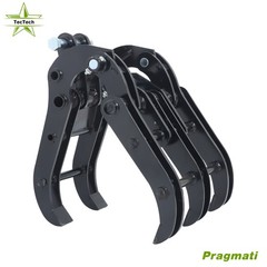 0.8 T -1.5 T Mini Excavator Attachment Grapple Wide Opening Grabber Attachment