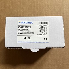 Socomec – Load Break Switch Disconnect – 32A 240-600Vac (22003003)