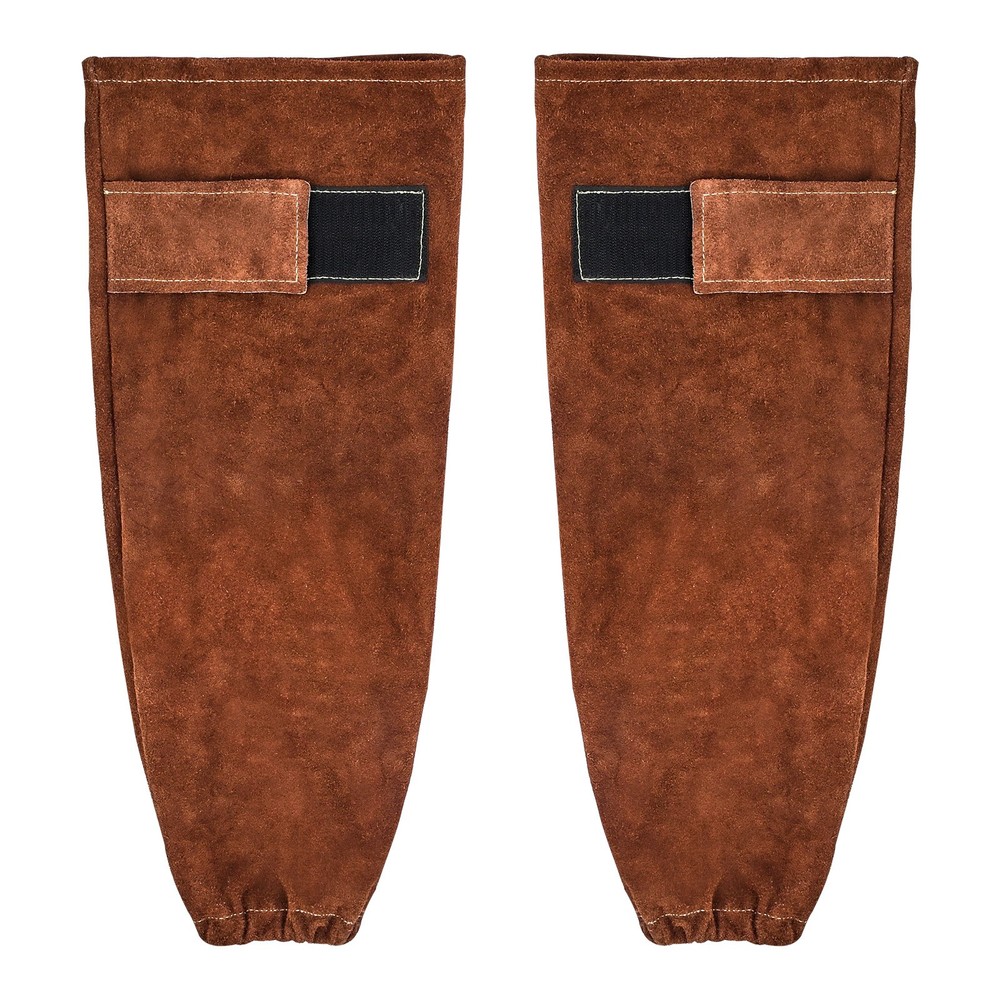 VEVOR Leather Welding Sleeves Heavy Duty Cowhide Flame Resistant Work Sleeves
