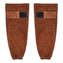 VEVOR Leather Welding Sleeves Heavy Duty Cowhide Flame Resistant Work Sleeves