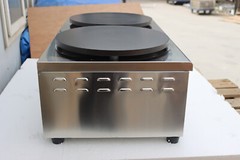 Commercial Crepe Maker 15.7in Natural Gas Nonstick Double Pancake Fruit Machine