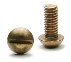 #10-24 | Silicon Bronze Slotted Round Head Machine Screw – Select Length & Qty