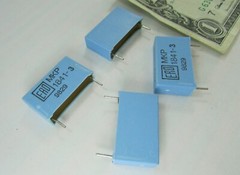 Lot 4 Vishay 1600V .018uf Metallized Polypropylene Capacitors MKP1841-318/1343