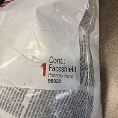 3M Professional Faceshield, Clear Lens, Model# 90028-80025