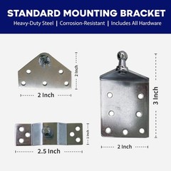 Hatchlift Mounting Brackets – Adjustable Shock Mount Kit with Ball Studs, Nyl…