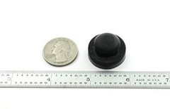 Large Rubber Push-in Ridged Stem Bumpers 1″ Diam – Feet – Fits 1/2″ Hole