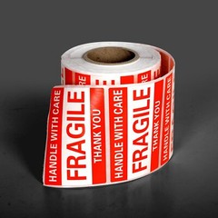 Fragile Stickers 1 Roll 500 2×3 Fragile Label Sticker Handle With Care Mailing