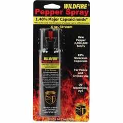 2 HOTTEST ON MARKET Wildfire 4 oz 1.4MC Pepper Spray STREAM Self Defense UV LOCK