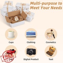 EXYGLO 20 Pack White Assorted Size Shipping Boxes