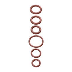 180 Pcs O-Ring Brown Metric FKM O-Ring Kit Fit High Heat Applications