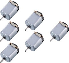 6 Pack Mini Electric Motors (DC 0.5-3V) 5000 RPM for DIY Science Projects