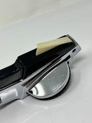Vintage Chrome DYMO 1550 Embossing Tape Label Maker Tested Works Smooth