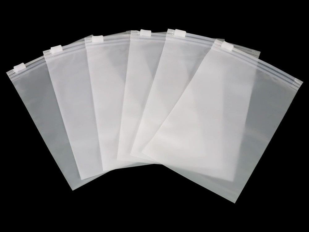 50 Pack Small Frosted Resealable Zipper Bags, 3.8×5.9 inches, 5 Mil Thick Pla…