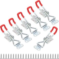 6 Pack Toggle Latch Clamp, Pull Latch, Adjustable Toggle Clamp Latch, Heavy Duty