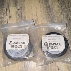 2 – EMSAR 0905522 Industrial Caster Wheel Replacement Kit w/ Bolt, Nut & Washers