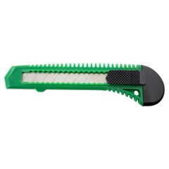 25 Safety Box Cutter Utility Knife Tool Retractable Snap off Razor Blade GREEN