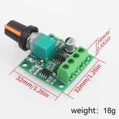 DC 3V 5V 12V 2A Mini PWM DC Motor Speed Controller Dimmer Thermostat Lead-free