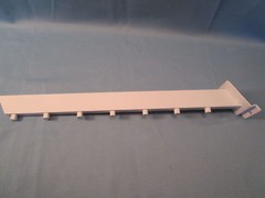 Slated Wall TIERED CLOTHES HANGER DISPLAY commercial rack hook