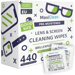 MAXI CLEAN 440 Pack Lens Wipes for Eyeglasses 440 Count (Pack of 1)