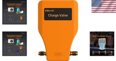 Compact Electronic Refrigerant Scale with Integrated Charging Valve – 1.21 lbs