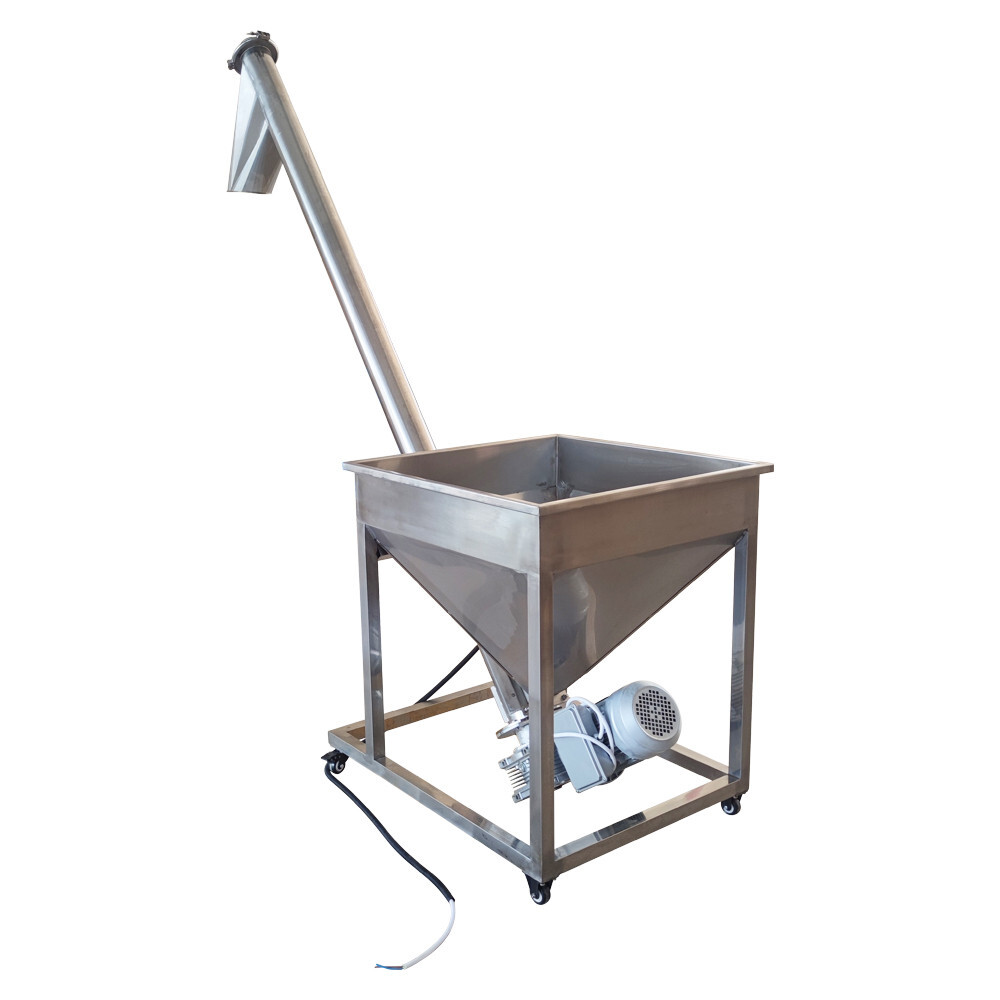 Granular Automatic Feeding Machine 220v 1kw Screw Feeder Conveyor Hopper