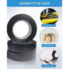 0.62 In. X 50 Ft. Electrical Tape Premium Black Flame Retardant High Temperature