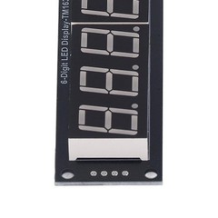 TM1637 Driver 6 Digit 7 Segment LED Digital Tube Display Module Clock Module