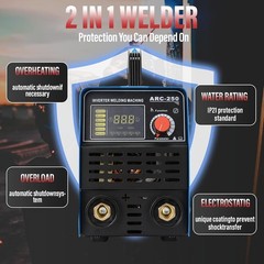 Saker Portable Electric Welding Machine,110V Portable Welder Handheld with IG