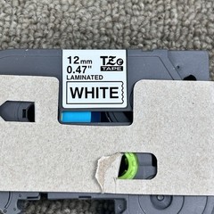 Brother P-Touch Standard Laminated Label Tape 2 Pack Black On White TZe-2312PK
