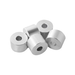 Aluminum Spacer 3/4″ OD x 1/4″ ID x Choose Your Length, Round Spacer Unthread…