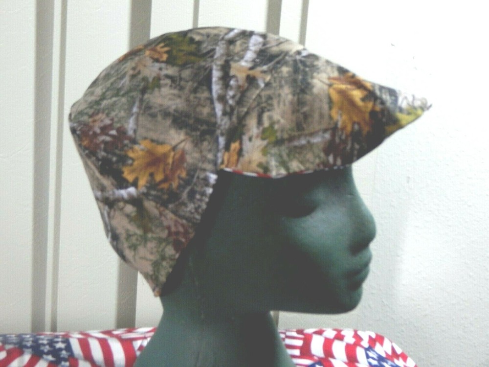 New Camo. Hat : Red’s American Made Welding, Biker Hat 4 Working Men $7.00 each