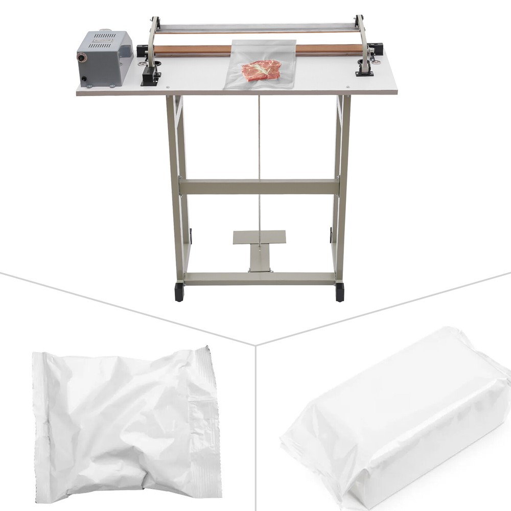 22.83″ Foot Pedal Impulse Sealer heat sealing machine Plastic Bag sealer 110V