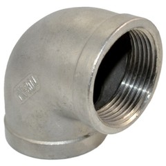3/8″ 1/2″ 3/4″ 1″ NPT Threaded Female to Female Elbow Pipe Fitting SS 304