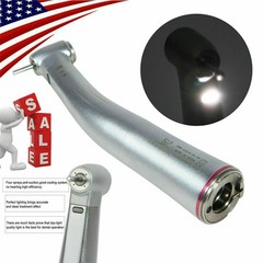 NSK Ti-MAX X95L Style Dental 1:5 LED Fiber Optic Contra Angle Handpiece Red Ring