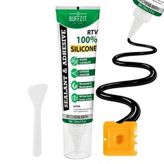 100% Waterproof Silicone Sealant Adhesive – No Gun Needed, Flexible, Strong Bond